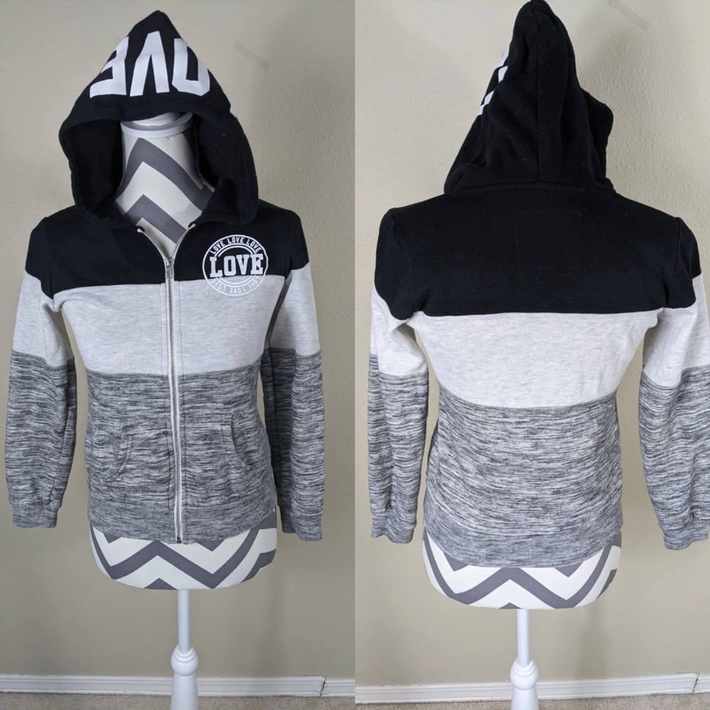 ❤️ Girl's Zip Up Love Hoodie